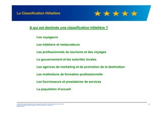 La Classification Hôtelière
A qui est destinée une classification hôtelière ?
Les voyageurs
Les hôteliers et restaurateurs
Les professionnels du tourisme et des voyages
© 2012 KPMG, a Mauritius partnership and a member firm of the KPMG network of independent member firms
affiliated with KPMG International Cooperative ("KPMG International"), a Swiss entity.
All rights reserved.
5
Le gouvernement et les autorités locales
Les agences de marketing et de promotion de la destination
Les institutions de formation professionnelle
Les fournisseurs et prestataires de services
La population d’accueil
 