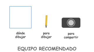 dónde
dibujar

para
dibujar

para
compartir

EQUIPO RECOMENDADO

 