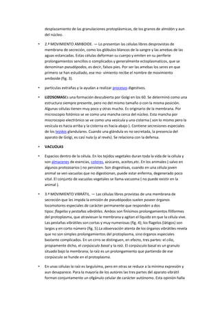 La célula trabajo escrito