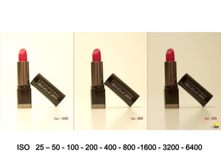 ISO 25 – 50 - 100 - 200 - 400 - 800 -1600 - 3200 - 6400
 