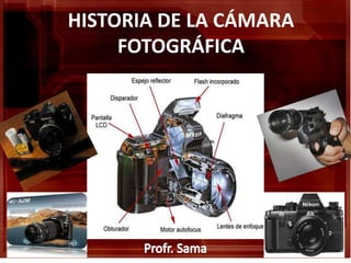 HISTORIA DE LA CÁMARA
FOTOGRÁFICA
 