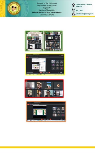 Republic of the Philippines
Department of Education
Region XI
Division of Davao City
CABANTIAN NATIONAL HIGH SCHOOL
School ID : 304346
 