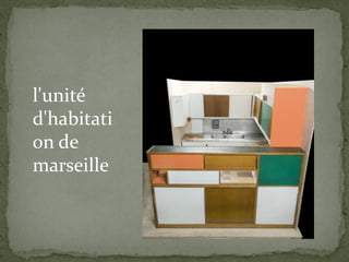 l'unité d'habitation de marseille