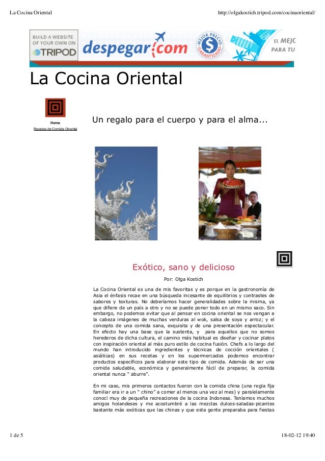 La Cocina Oriental
