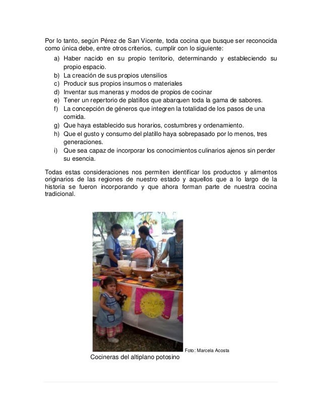 La cocina tradicional de San Luis Potosí