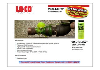 Laco Fluorescent Leak Detector, now in India