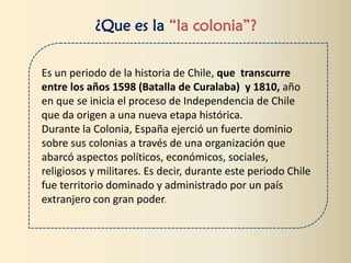 La sociedad colonial, Clase 1,2,3,4 y 5.