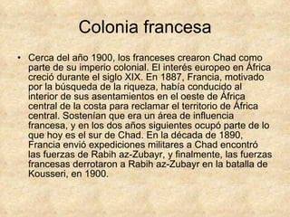 La colonización de chad | PPT