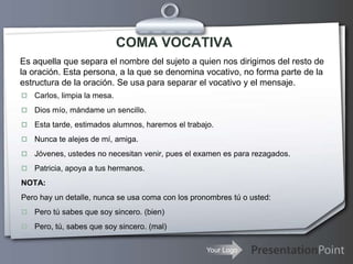La coma | PPTX