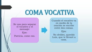 La coma | PPTX