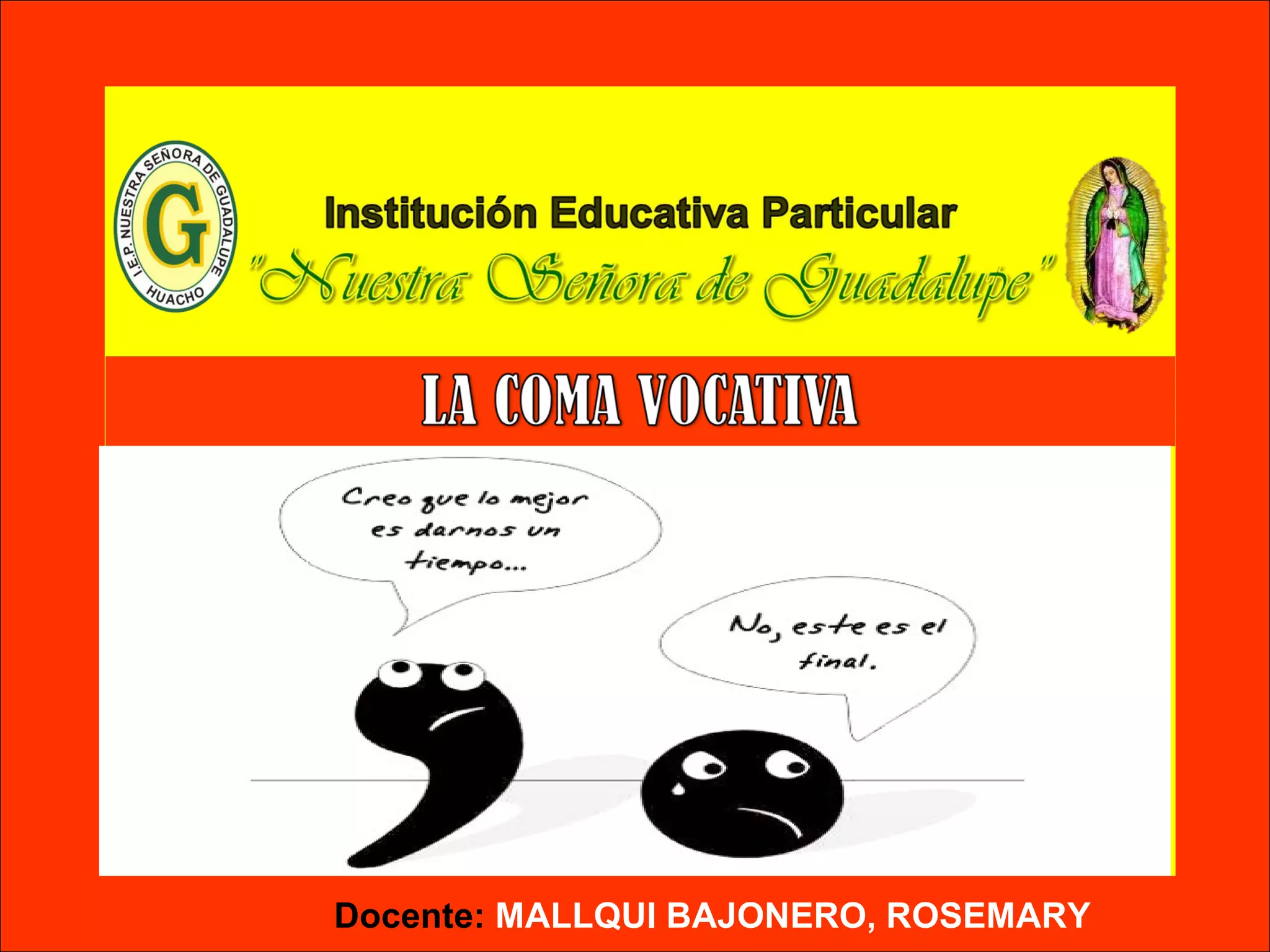 La coma vocativa | PPT