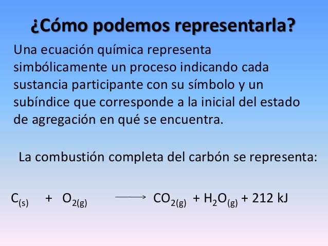 La combustión