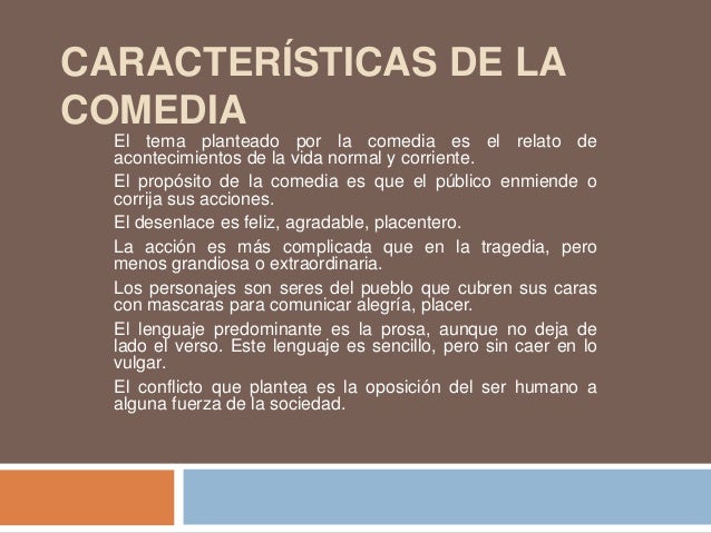 La comedia