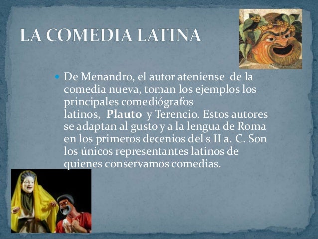 La comedia latina