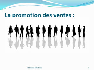 La promotion des ventes :
15M.Ernesto Talla Hane
 