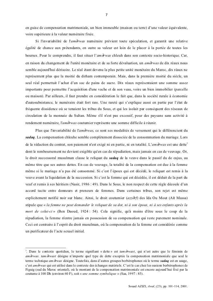 compensé blanche mariage