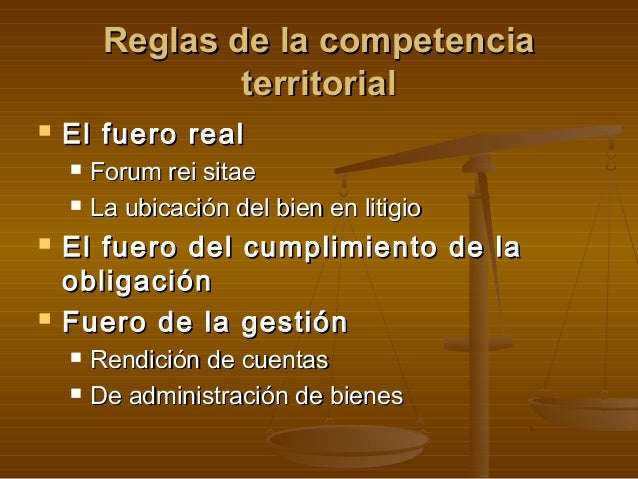 actor sequitur forum rei la competencia actor sequitur forum rei la competencia