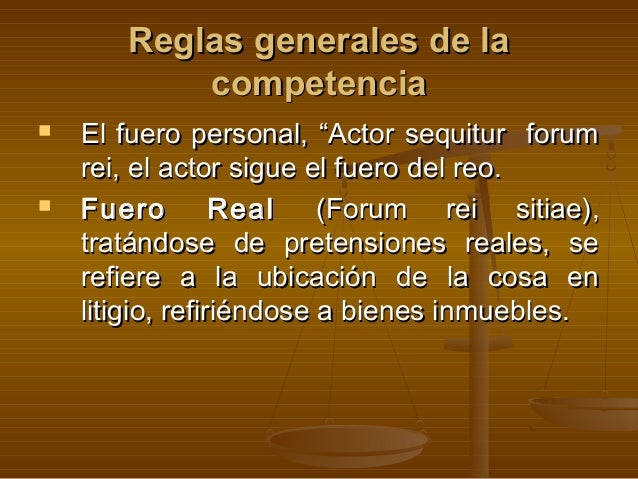 actor sequitur forum rei la competencia actor sequitur forum rei la competencia