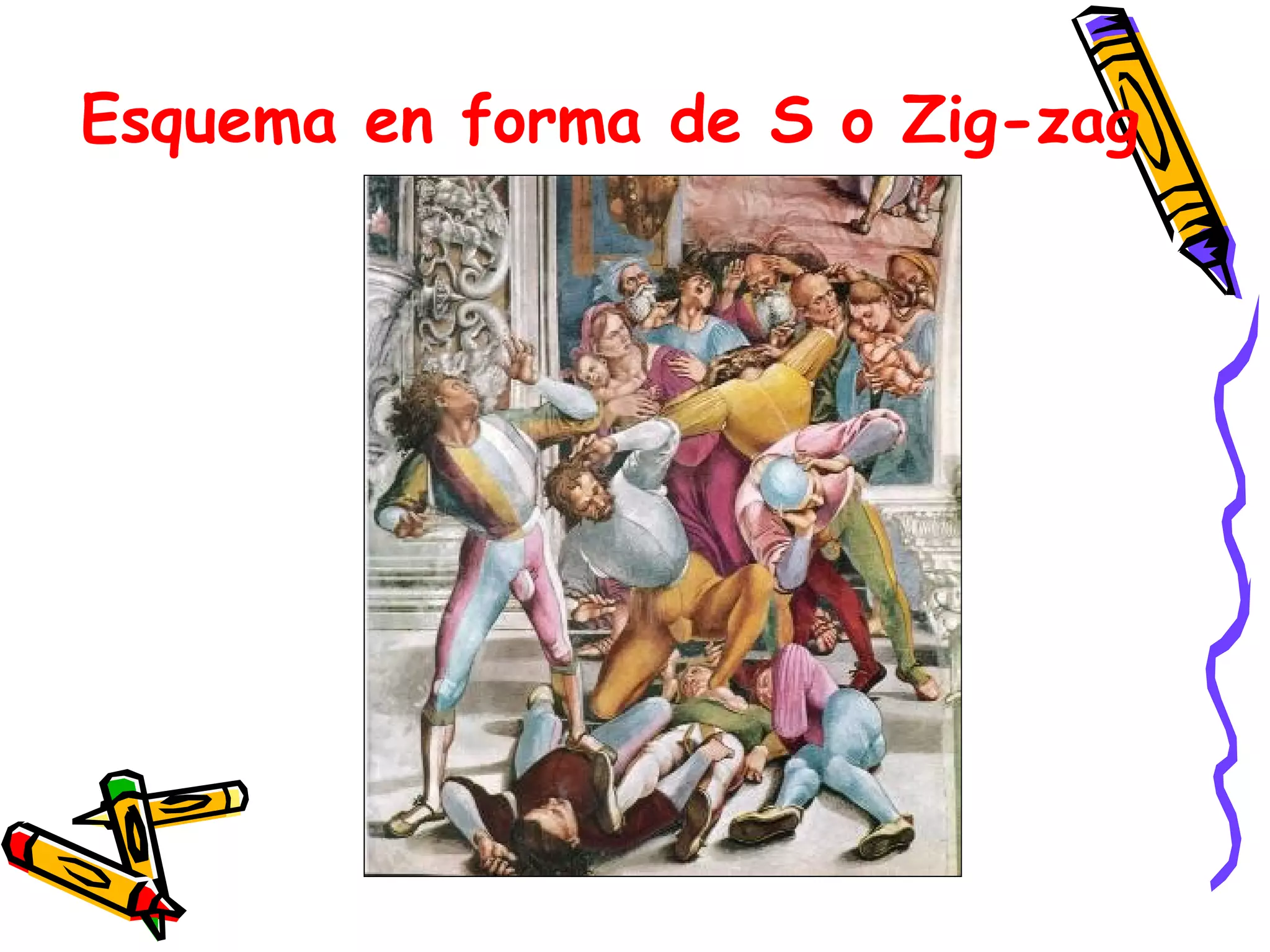 Esquema en forma de S o Zig-zag 