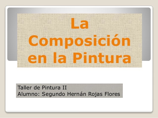 La composición en la pintura