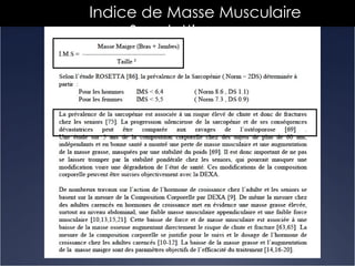 Indice de Masse Musculaire Squelettique 