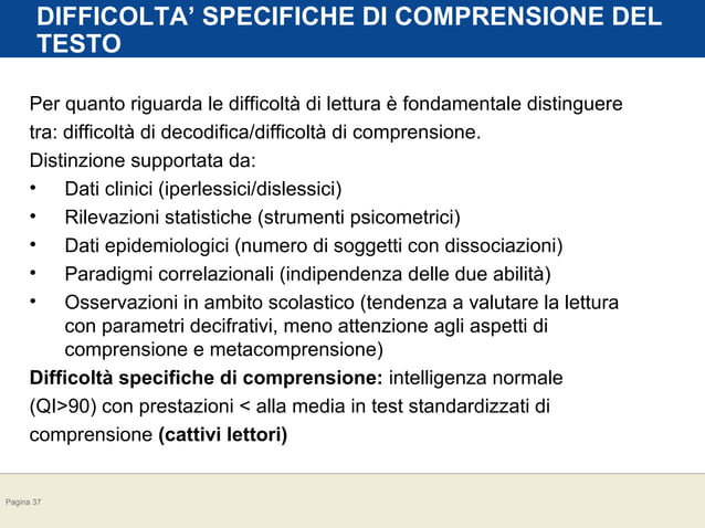 La comprensione del_testo | PPT