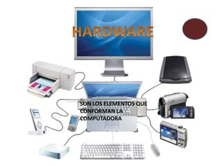SON LOS ELEMENTOS QUE
CONFORMAN LA
COMPUTADORA