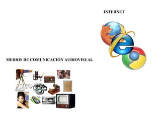 MEDIOS DE COMUNICACIÓN AUDIOVISUAL 
INTERNET 
