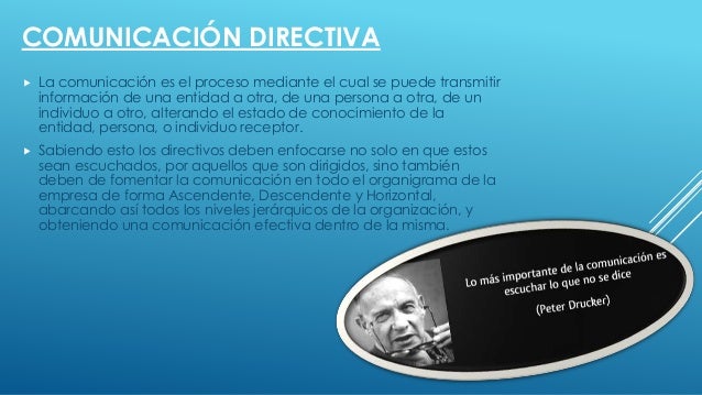 La comunicación directiva según Peter Drucker