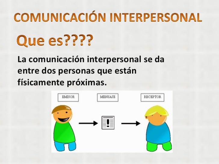 Comunicación interpersonal