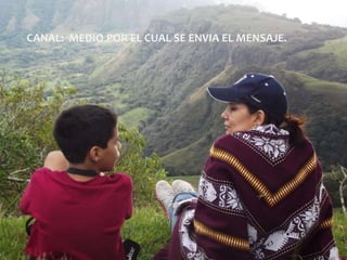CANAL: MEDIO POR EL CUAL SE ENVIA EL MENSAJE.
 