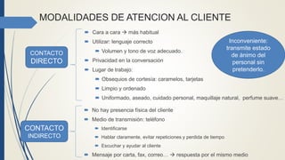 La comunicacion con los clientes | PPTX