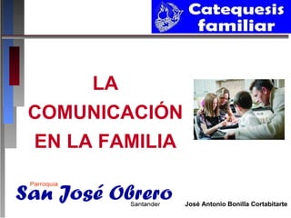 LA COMUNICACIÓN EN LA FAMILIA José Antonio Bonilla Cortabitarte 