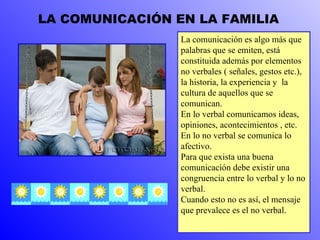 La Comunicación en la Familia | PPT