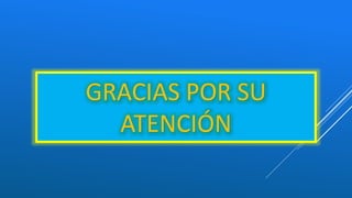 GRACIAS POR SU
ATENCIÓN
 