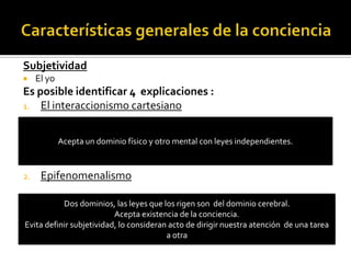 La conciencia | PPTX