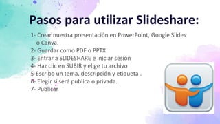 La conectividad y como utilizar Slideshare | PDF