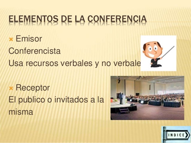 La conferencia ICA