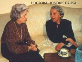 DOCTORA HONORIS CAUSA
 