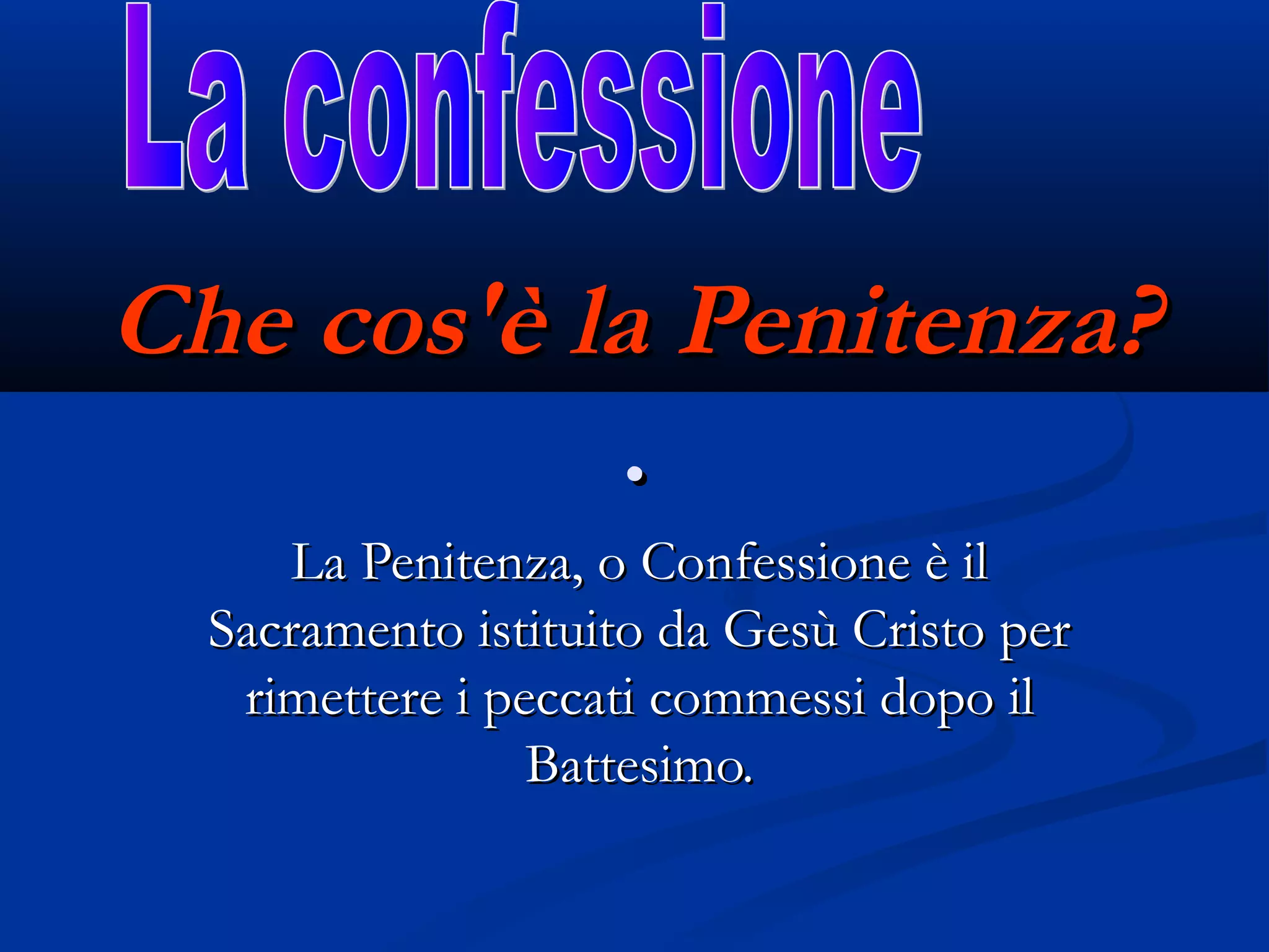 La confessione giulia | PPT
