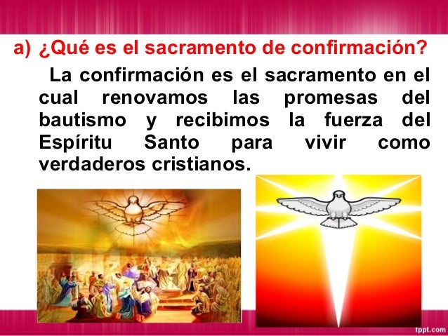 La confirmación