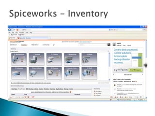 Spiceworks - Inventory