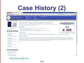 28/30 Case History (2) http://www.eblib.com   