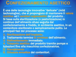 La Conservazione  Degli Alimenti Prima Parte
