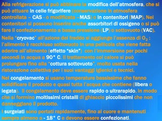 La Conservazione Degli Alimenti Seconda Parte
