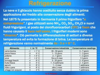 La Conservazione Degli Alimenti Seconda Parte