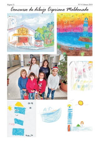 Concurso de dibujo Cipriano Maldonado
Página 21 Nº 9- Febrero 2019
 