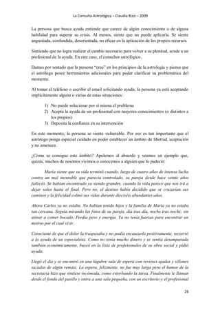 La consulta astrológica claudia rizzi | PDF