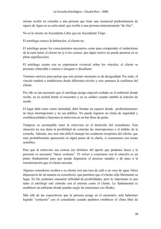 La consulta astrológica claudia rizzi | PDF