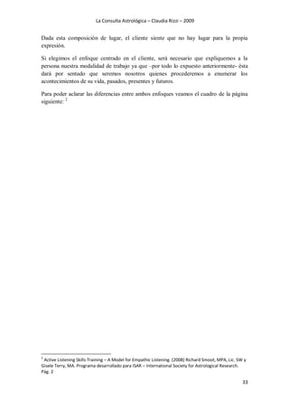 La consulta astrológica claudia rizzi | PDF